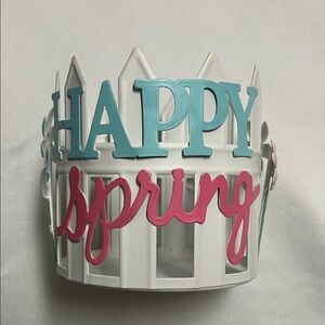 Happy Spring candle holder